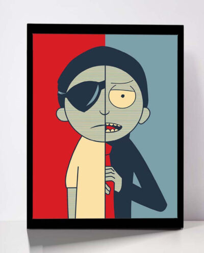 تابلو مدل Rick Morty کد F-1026