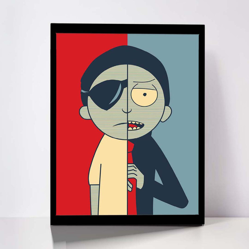 تابلو مدل Rick Morty کد F-1026