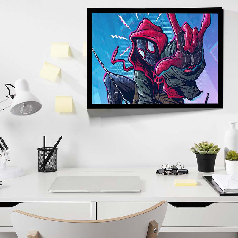 تابلو مدل spider man miles کد F-10011 - Image 6