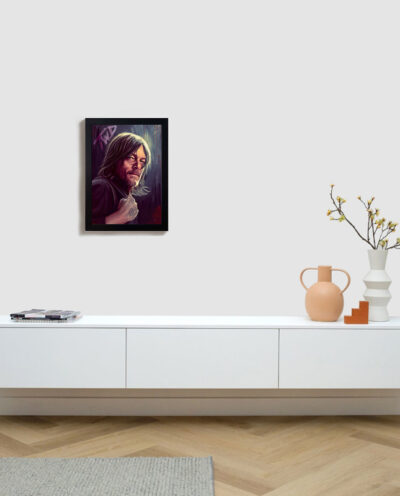 تابلو مدل سریال مردگان متحرک دریل walking dead daryl dixon B278