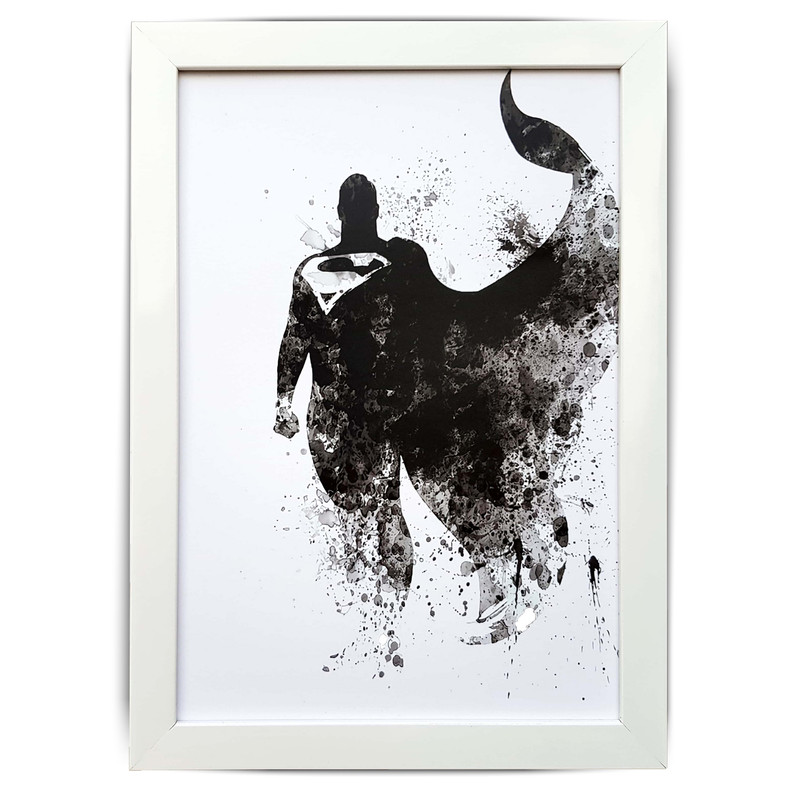 تابلو مدل سوپرمن کمیک superman dc comic W001