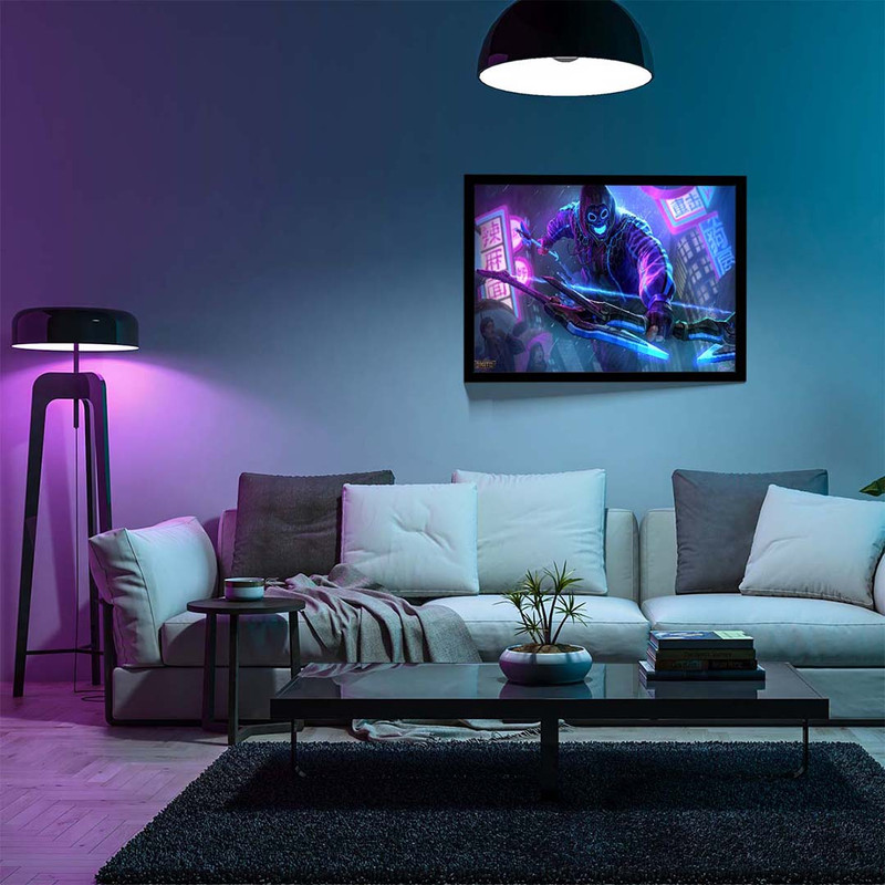 تابلو مدل smite neon hero کد F-17011 - Image 7