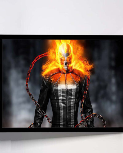 تابلو مدل ghost rider fire کد F-12036