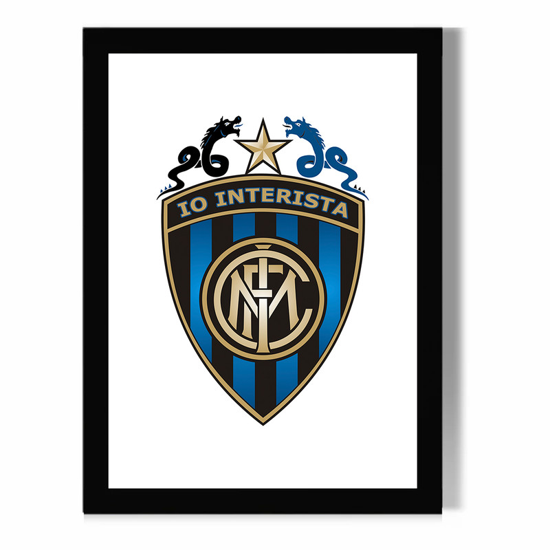 تابلو مدل دیواری طرح اینتر میلان Inter Milan کد FD582