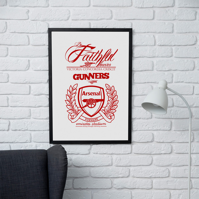 تابلو مدل دیواری طرح آرسنال Arsenal کد FD539 - Image 2