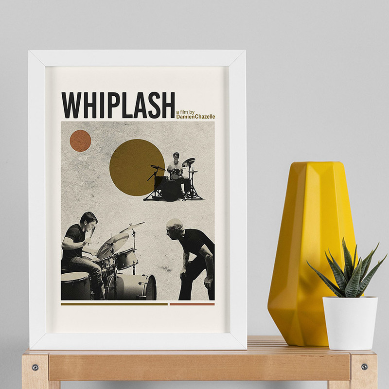 تابلو صبا طرح مدل WHIPLASH کد m2668bw