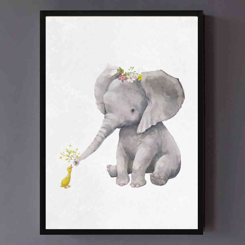 تابلو مدل Elephant and duck کد 2489011104 - Image 3