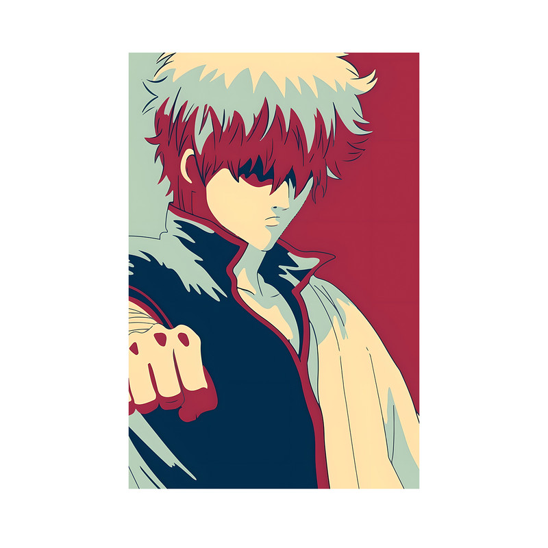 تابلو مدل انیمه ساکاتا گینتوکی گینتاما Sakata Gintoki Gintama anime 08 - Image 2