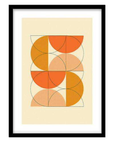 تابلو دکوراتیو فورنیمو مدل Abstract Geometric کد 0522Bمدل 1