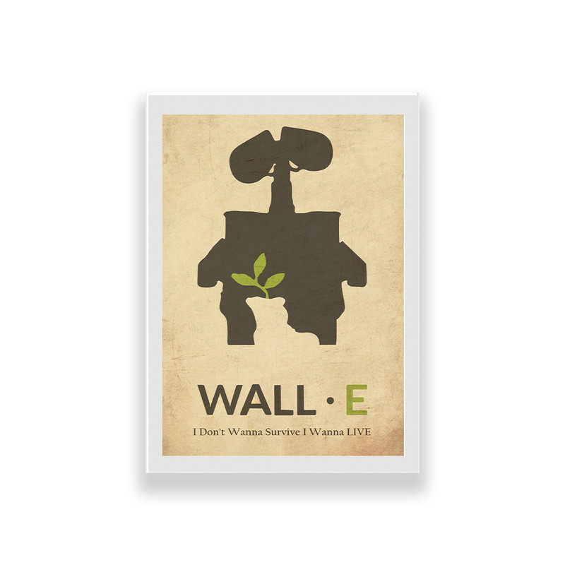 تابلو طرح انیمیشن wall E - Image 2