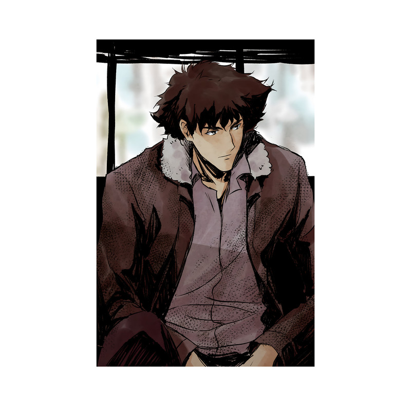 تابلو مدل انیمه اسپایک اسپیگل کابوی بیباپ Spike Spiegel Cowboy Bebop anime 23 - Image 2