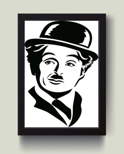 تابلو مدل مینیمال Charlie Chaplin چارلی چاپلین کد m50303