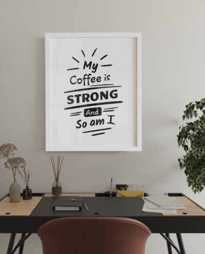 تابلو مدل نوشته انگلیسی COFFEE کد 317
