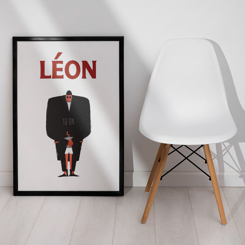 تابلو صبا طرح مدل فیلم Leon the professional کد 01