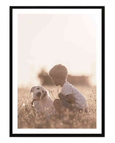 تابلو مدل Child Training Dog کد 248901501