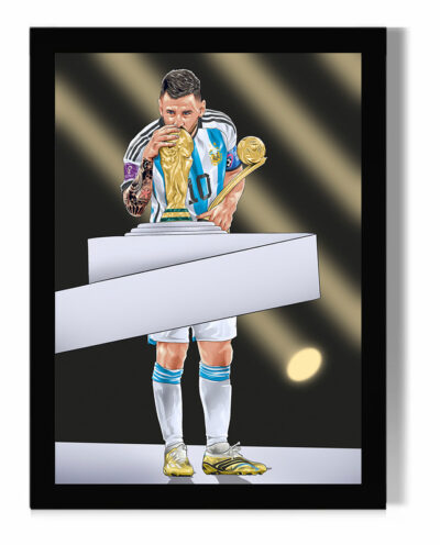 تابلو مدل دیواری طرح مسی Messi کد FD491