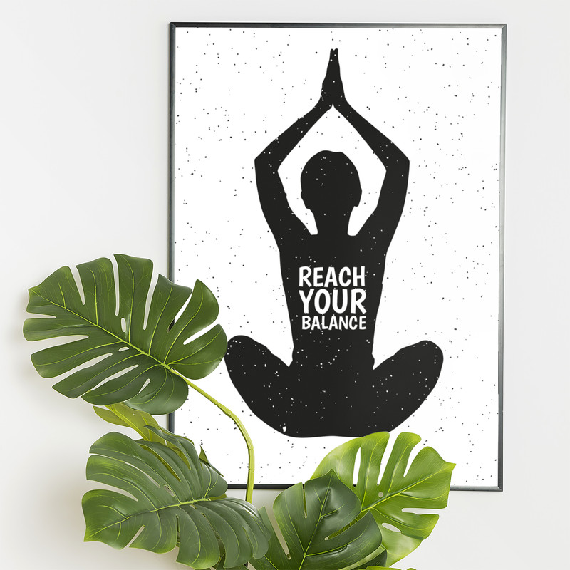 تابلو مدل یوگا yoga01