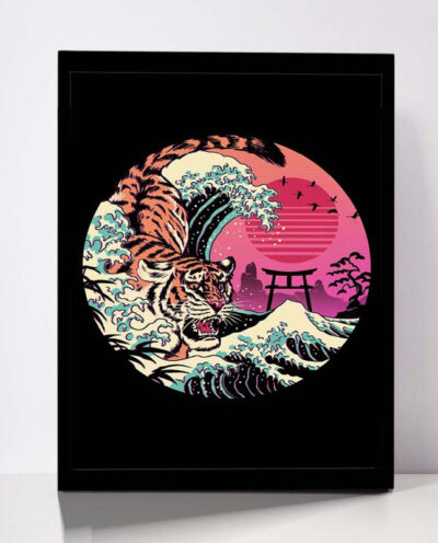 تابلو مدل GREAT WAVE کد F-7009