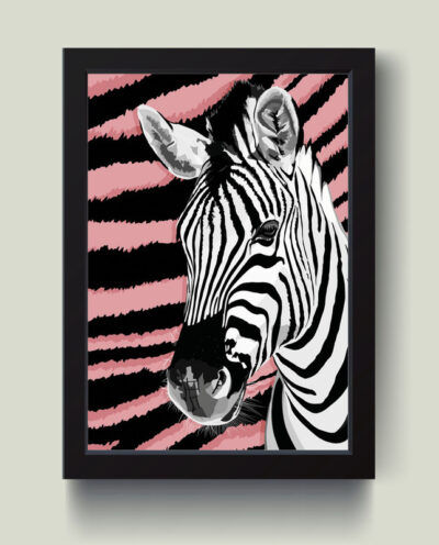 تابلو مدل مینیمال Zebra کدS1601-b