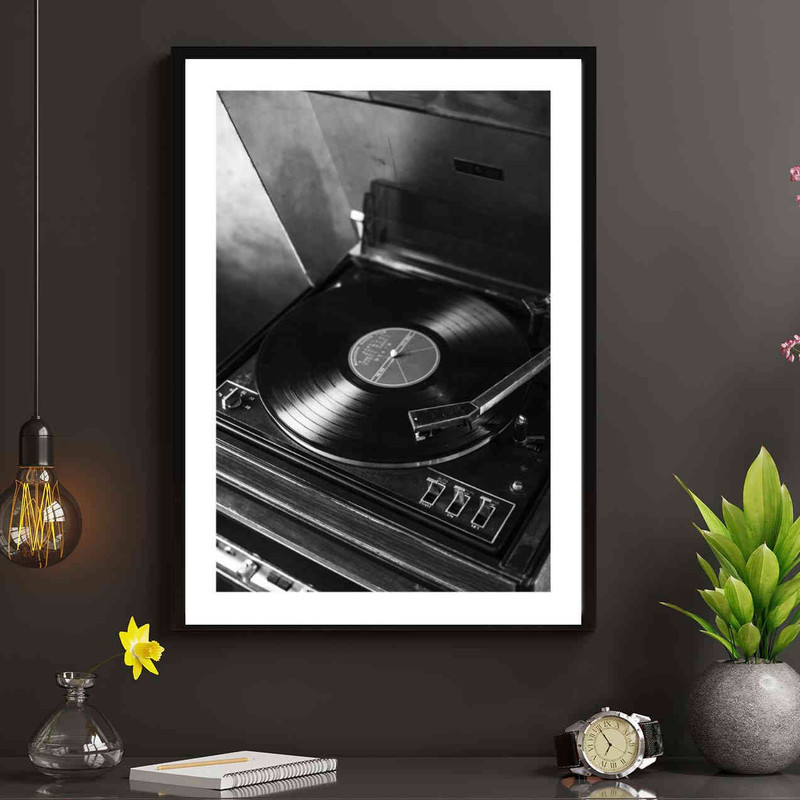 تابلو مدل Vintage Record کد 248901742