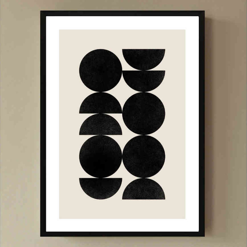 تابلو مدل Shapes moon کد 248901878 - Image 3