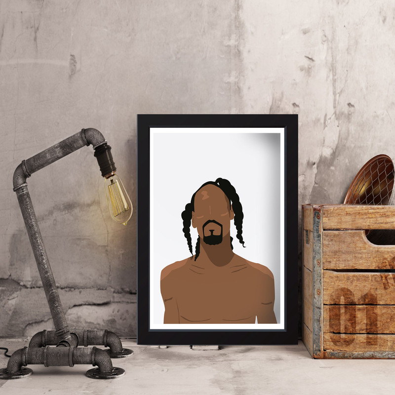 تابلو مدل مینیمال Snop dogg کدS1406-b - Image 4