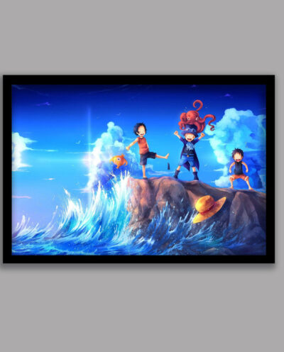 تابلو مدل انیمه وان پیس One Piece کد LA-G10503-2