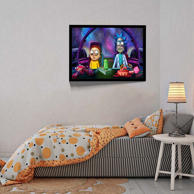 تابلو مدل rick and morty کد F-15031 - Image 6