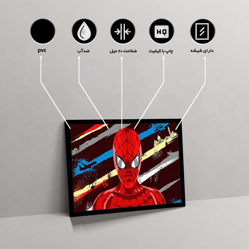 تابلو مدل spider man کد F-17019 - Image 10