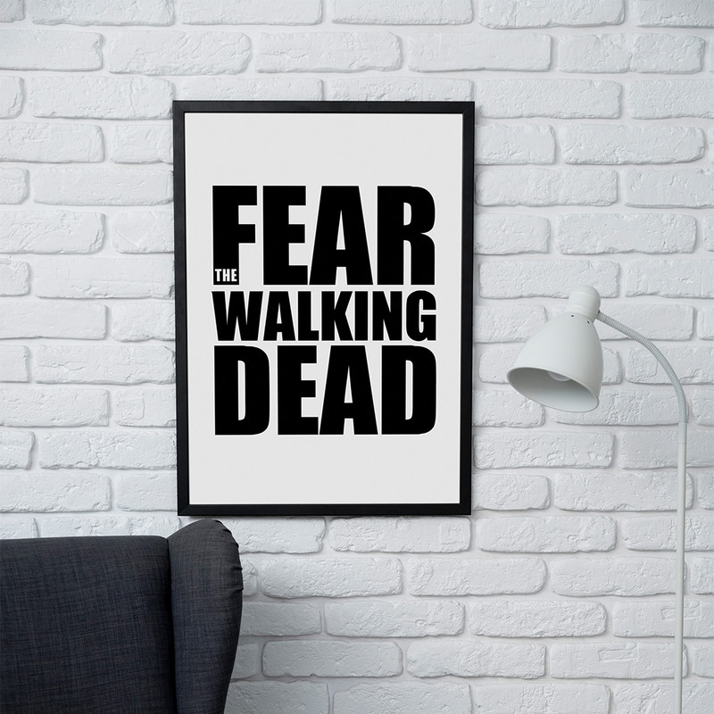 تابلو مدل دیواری طرح سریال مردگان متحرک The Walking Dead کد FD253 - Image 2