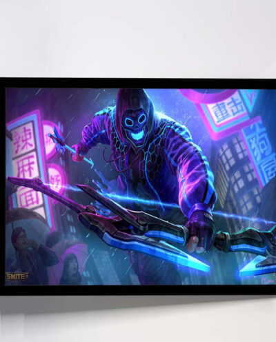 تابلو مدل smite neon hero کد F-17011