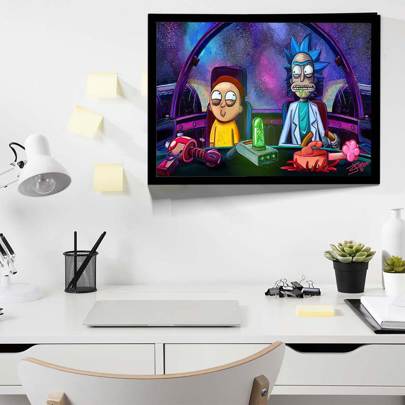 تابلو مدل rick and morty کد F-15031 - Image 9