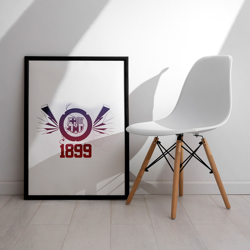 تابلو مدل دیواری طرح بارسلونا کد FD599 - Image 3