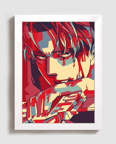 تابلو مدل انیمه اتک آن تایتان لیوای آکرمن attack on titan levi ackerman anime W226