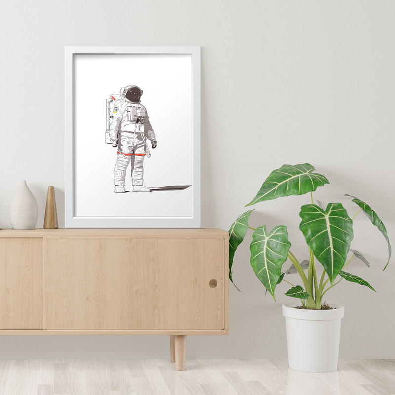 تابلو مدل Astronaut فضانورد کد S3008-w - Image 4