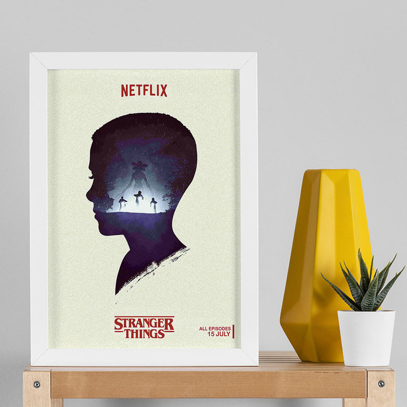 تابلو صبا طرح مدل stranger things کد W200w