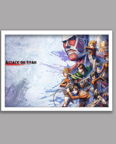 تابلو مدل انیمه اتک آن تایتان Attack on Titan کد LA-G10416