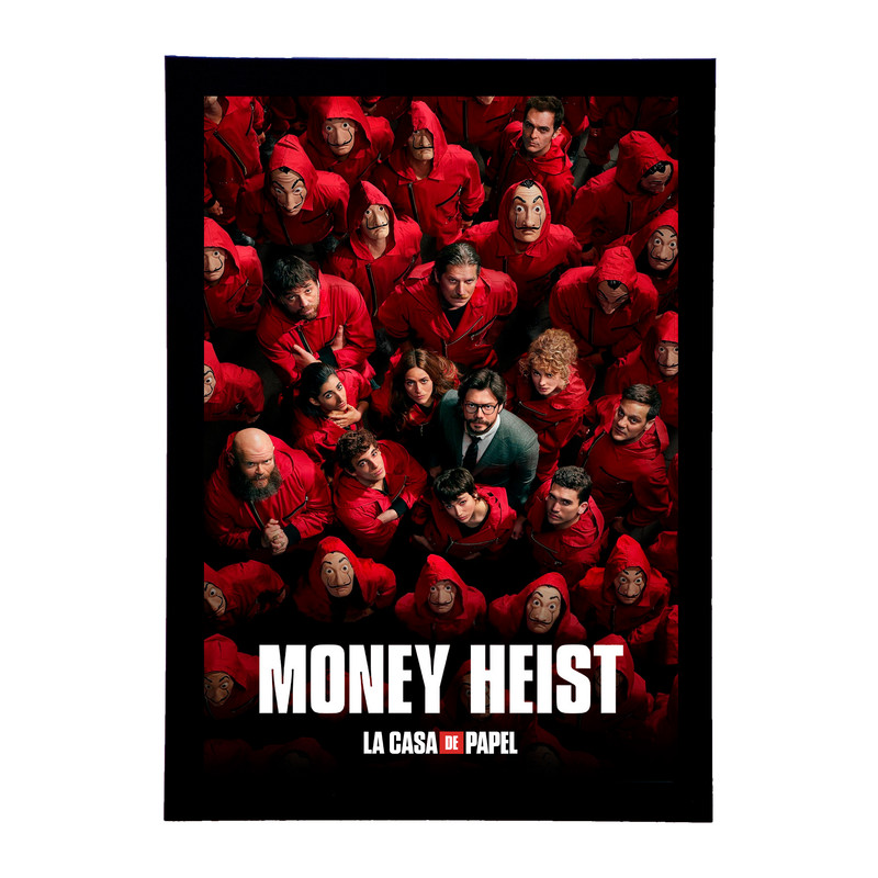 تابلو بلوویش مدل Money Heistمدل 1