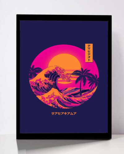 تابلو مدل GREAT WAVE کد F-7006