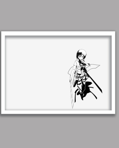 تابلو مدل انیمه اتک آن تایتان Attack on Titan کد LA-G10411