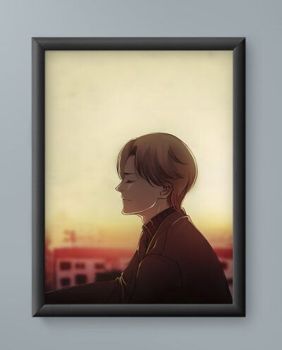تابلو مدل انیمه یوهان لیبرت مانستر Johan Liebert Monster anime 14
