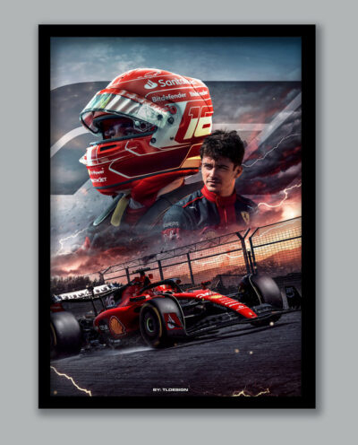 تابلو مدل فرمول یک چارلز لکلرک Charles Leclerc کد LA-G10199