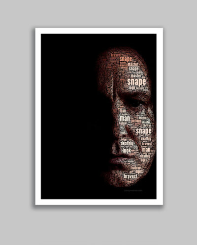 تابلو مدل هری پاتر طرح پروفسور اسنیپ Harry Potter کد LA-G10599