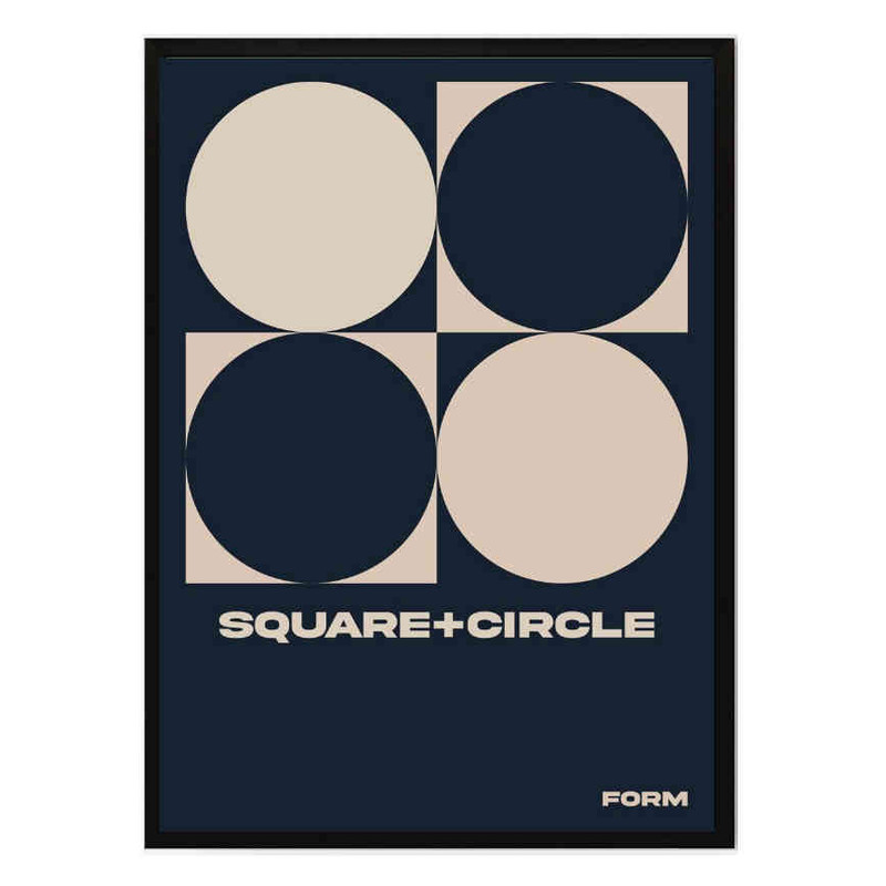 تابلو مدل Square circle کد 2489011008