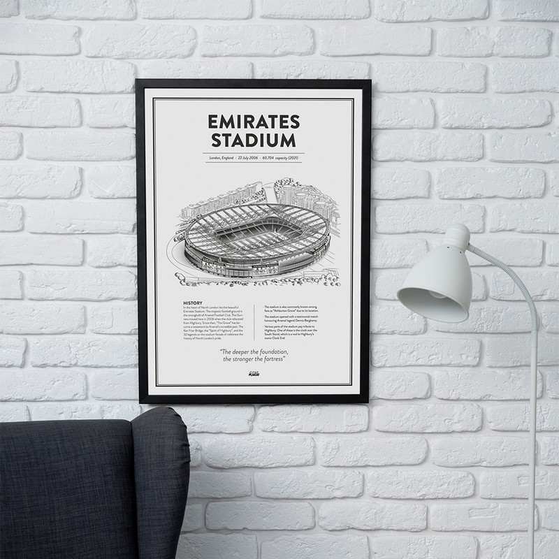 تابلو مدل دیواری طرح استادیوم آرسنال Emirates Stadium کد FD037 - Image 2