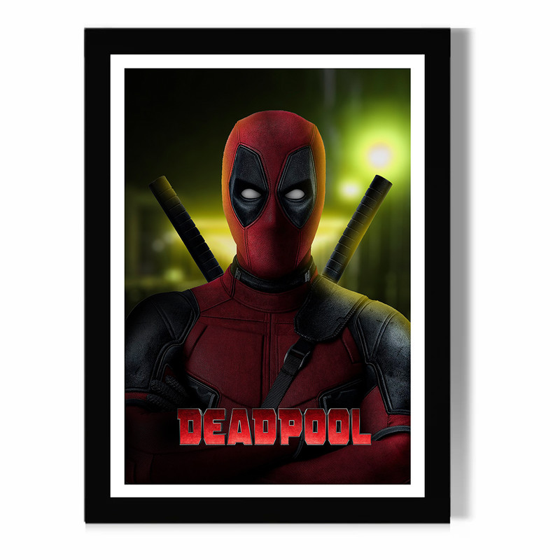 تابلو مدل دیواری طرح فیلم ددپول Deadpool کد FD117