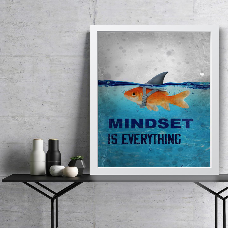 تابلو مدل دکوراتیو انگیزشی Mindset کدG10-16 - Image 4