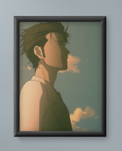 تابلو مدل انیمه رینتارو اوکابه اشتاینز گیت Rintarou Okabe SteinsGate anime 01