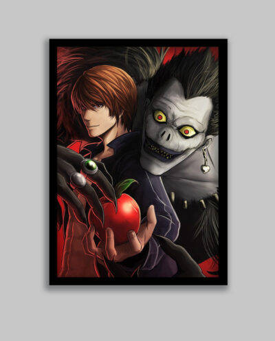 تابلو مدل انیمه دفترچه مرگ Death Note کد LA-G10538-2