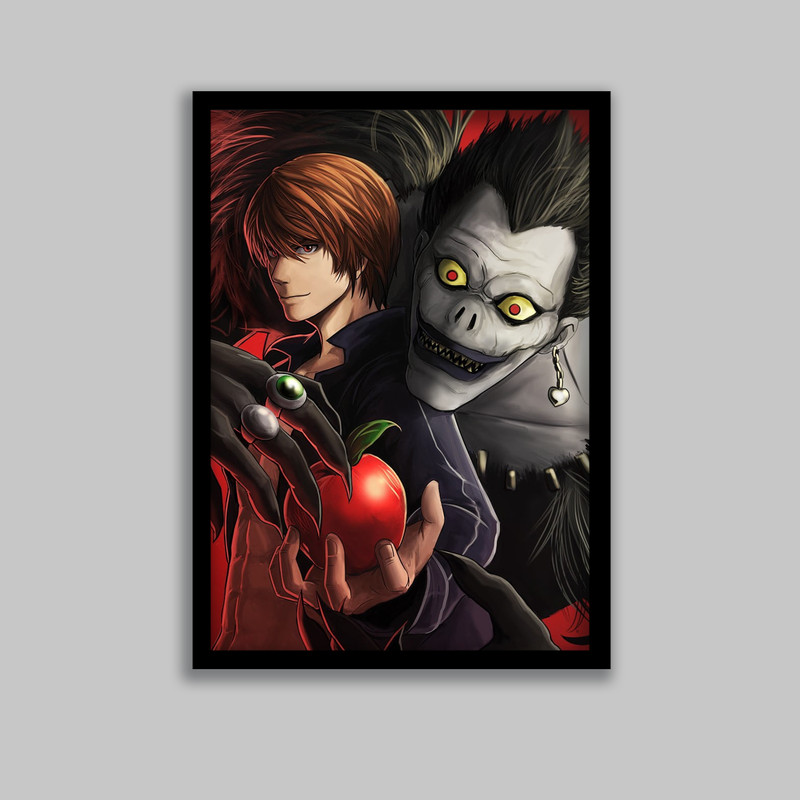 تابلو مدل انیمه دفترچه مرگ Death Note کد LA-G10538-2